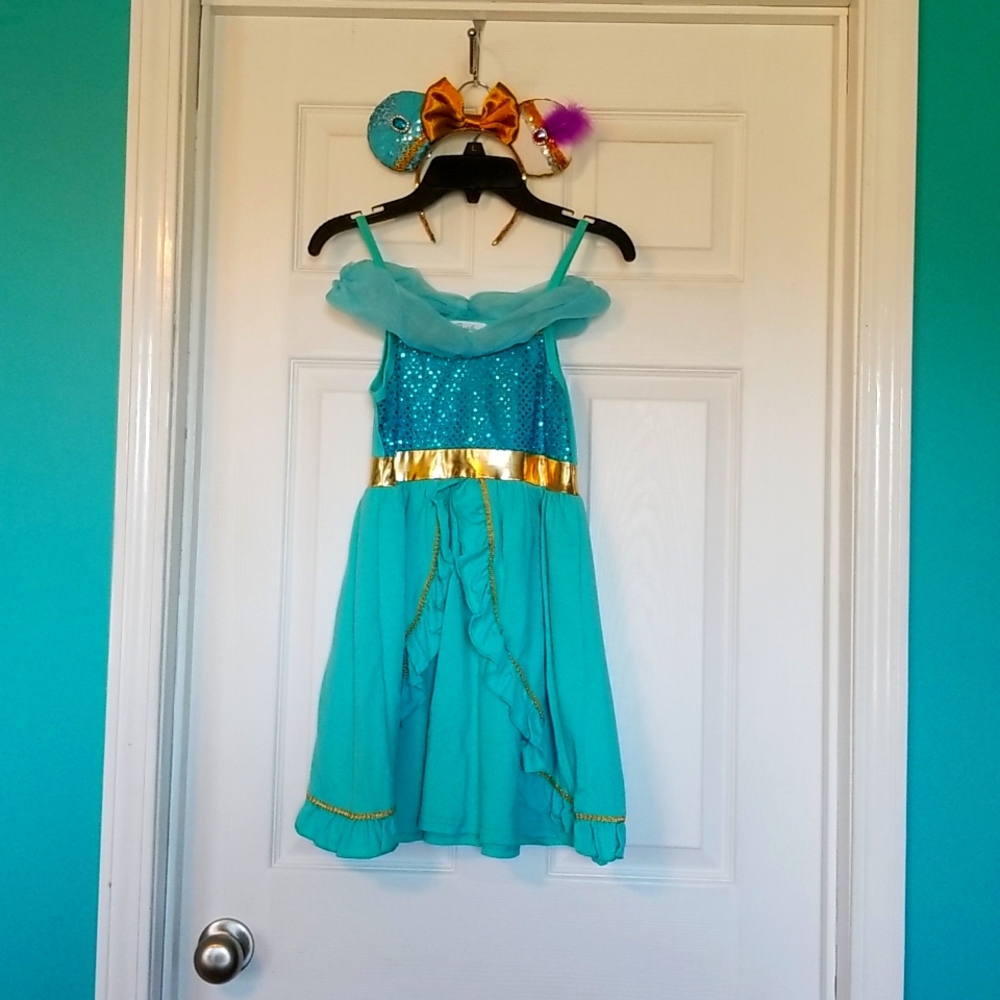 Girls jasmine genie dress
